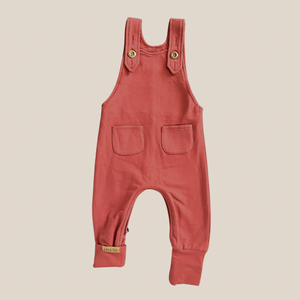 Salopette évolutive rouge brique