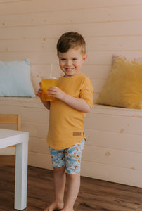 Short/capri évolutif motif smiley