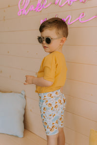 Short/capri évolutif motif smiley