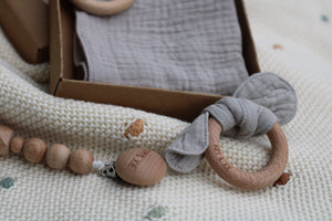 Blue-gray gift box