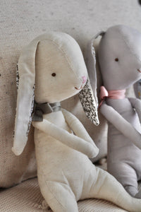 Bunny plush toy - Cream