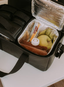 Black diaper bag organizer