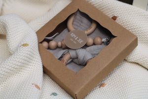Blue-gray gift box
