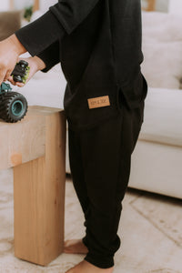 Evolutive black bamboo sweater 