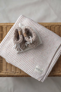 Rib oat blanket