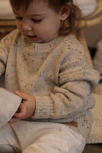 Tricot évolutif biscuit et crème
