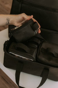Black diaper bag organizer