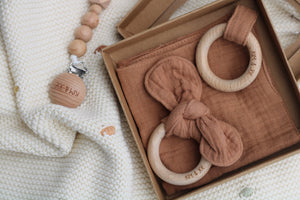 Rust brown gift box 