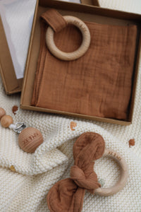 Rust brown gift box 