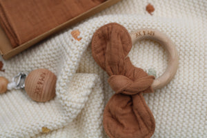 Rust brown gift box 