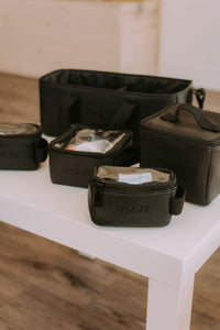Black diaper bag organizer